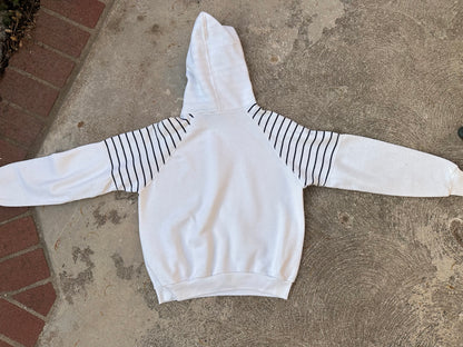 70’s Jansport Ball State University Stripe Super Soft Raglan Hoodie (Unisex S)