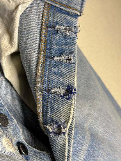 MCA VINTAGE REVIVAL: 90’s Levi’s 501 Patchwork Jeans (31x33 / Modern 8)