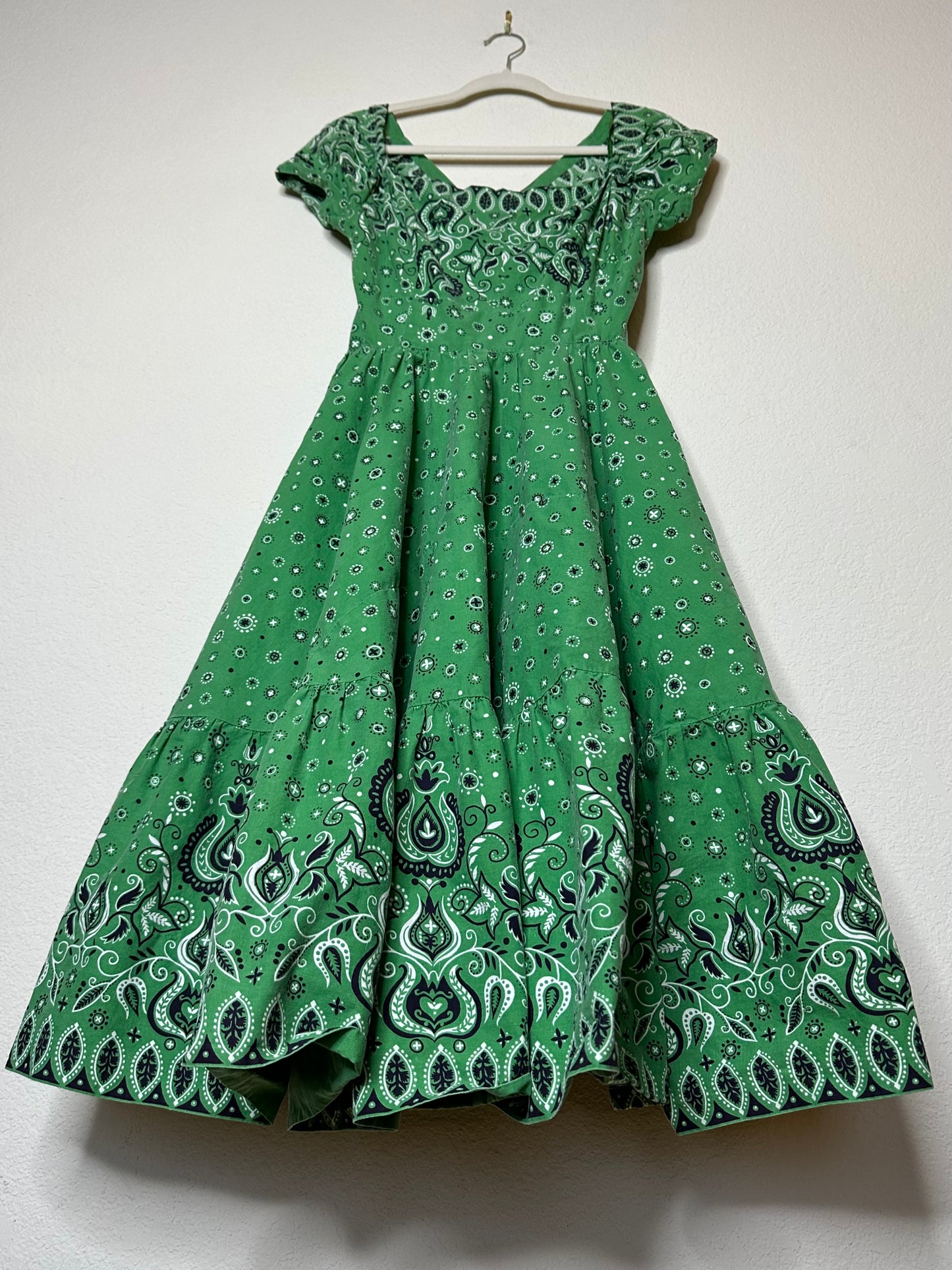 50’s/60’s Handmade Bandana Western Swing Dress (O/S)