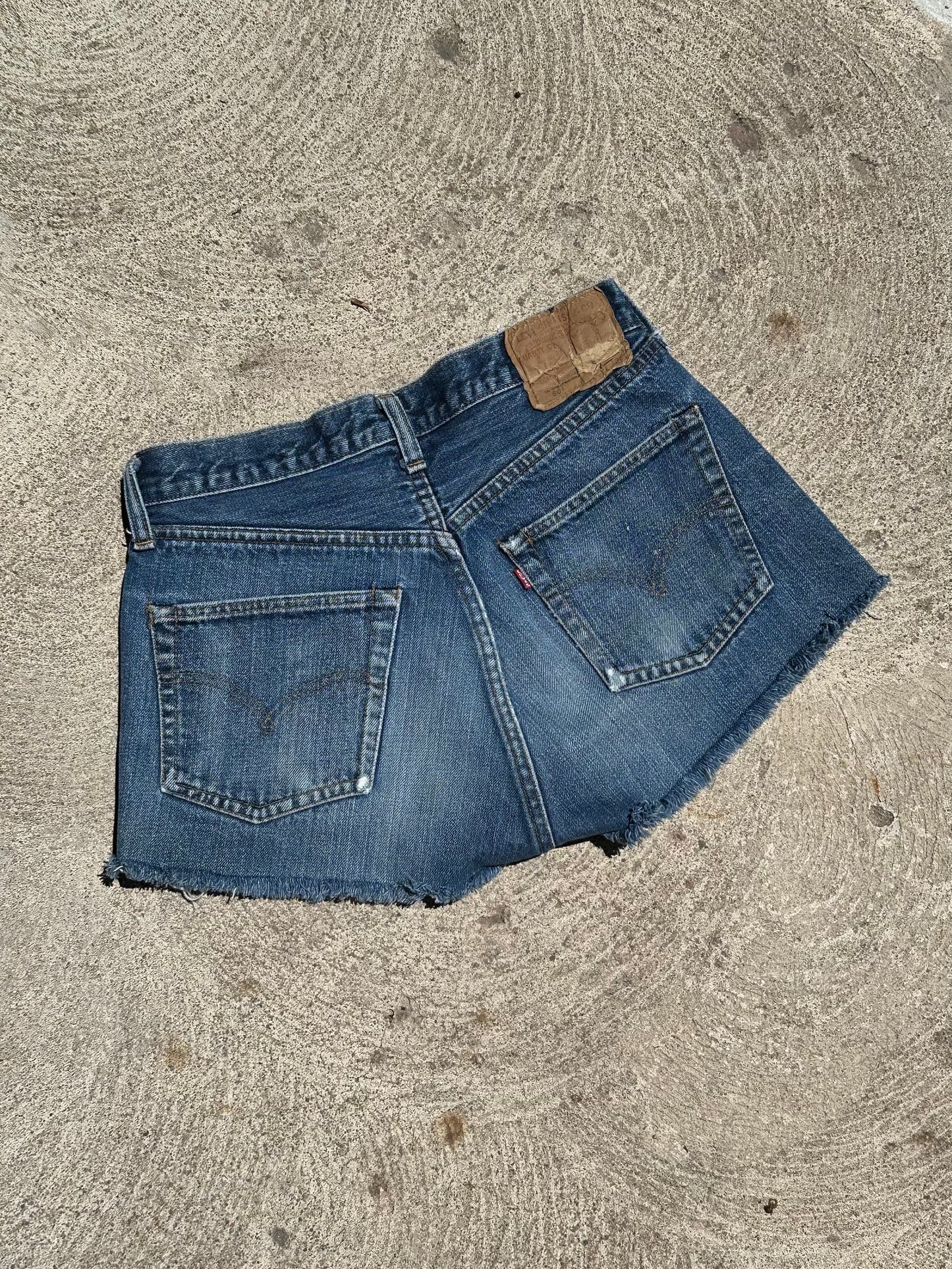70’s Levi’s Redline Selvedge 501 STF Denim Cutoff Shorts (27” / Modern 26)