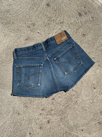70’s Levi’s Redline Selvedge 501 STF Denim Cutoff Shorts (27” / Modern 26)