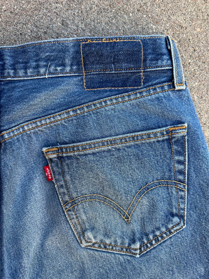 Y2K Levi’s 501xx STF Denim Good Fades Jeans (Men’s 34x31 / Women’s 32)