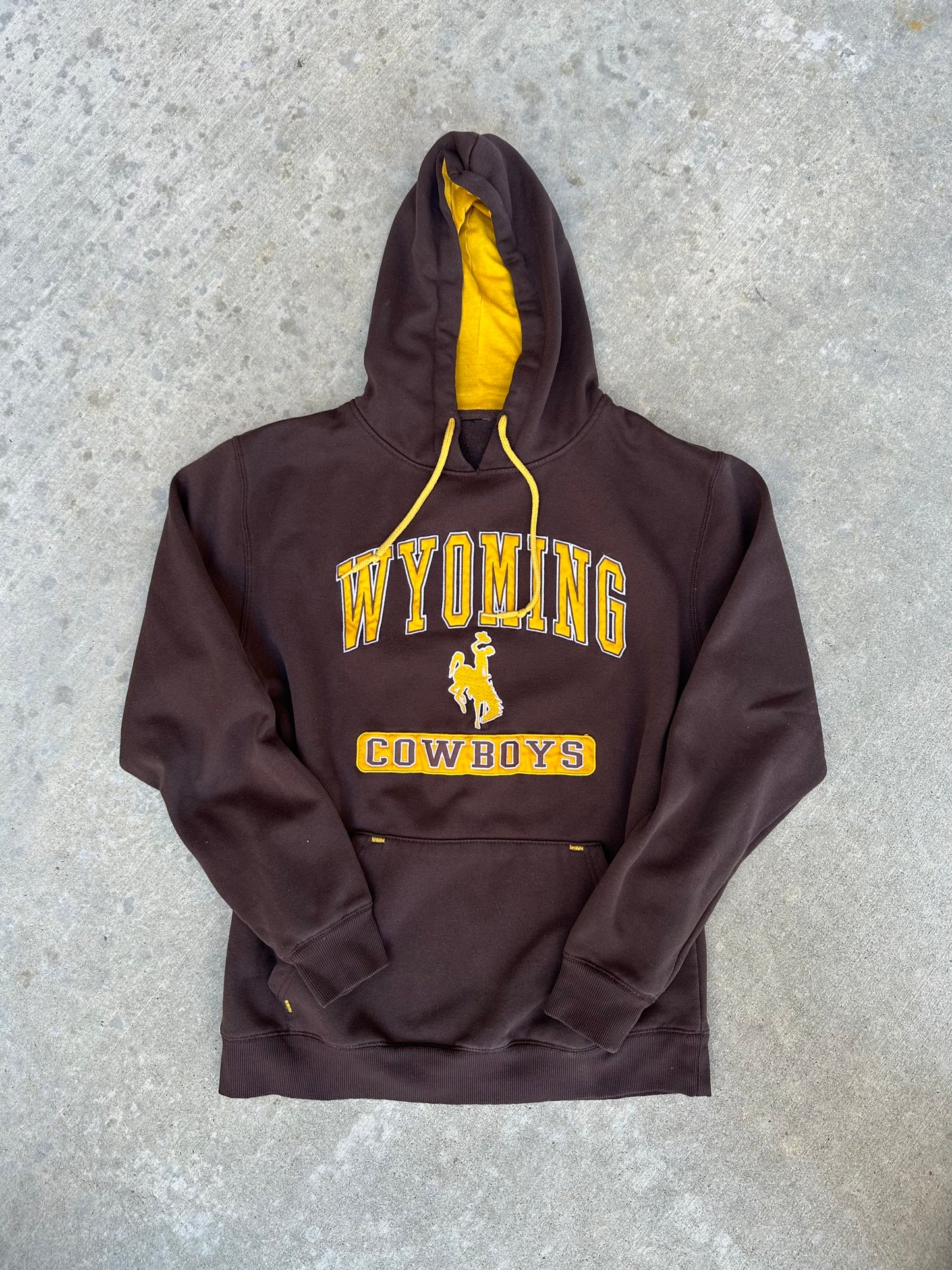 Wyoming Cowboys 2-Tone Hoodie (Unisex L)