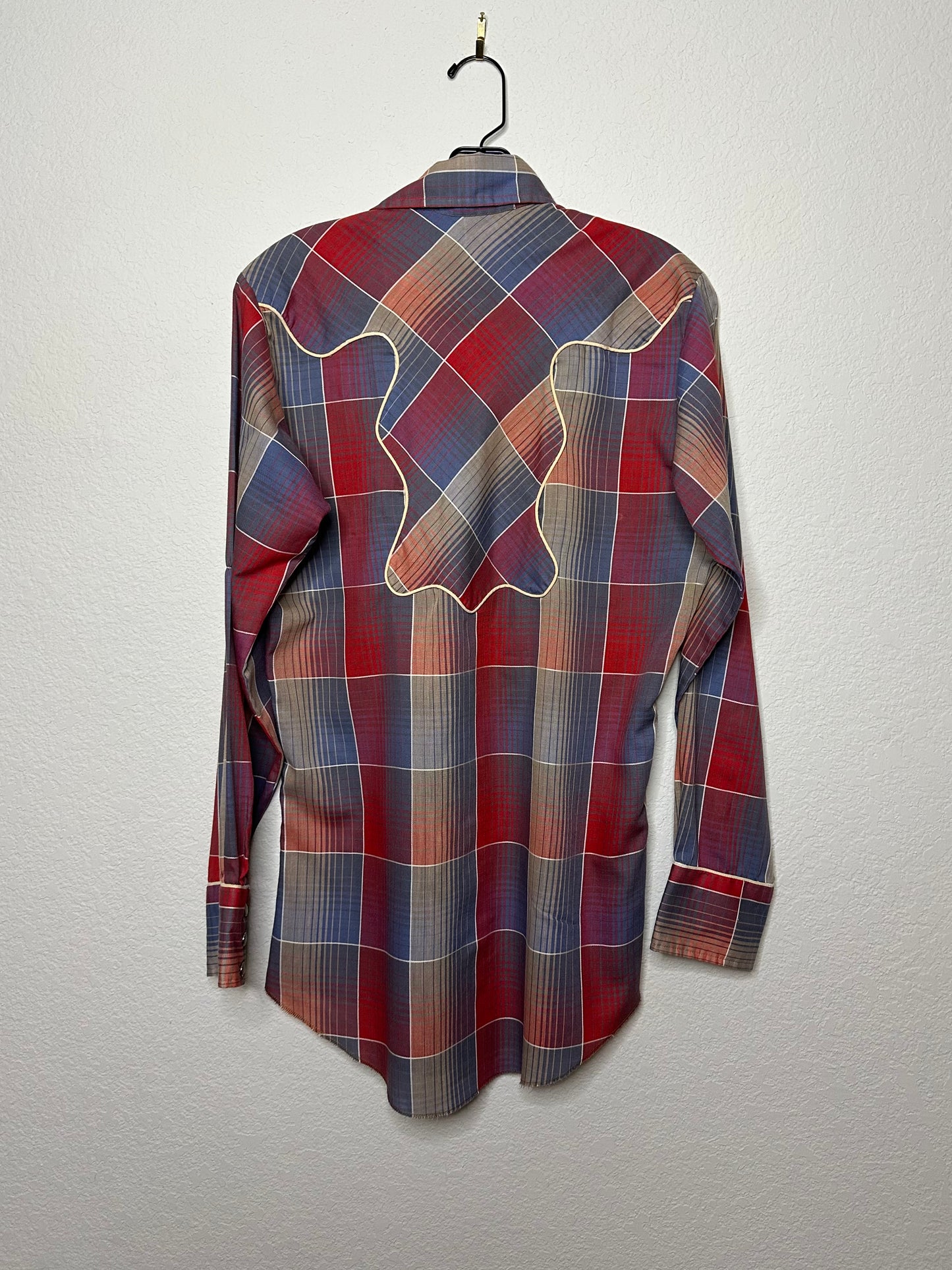 70’s H Bar C California Ranchwear Western Pearl Snap Shirt (Unisex M)