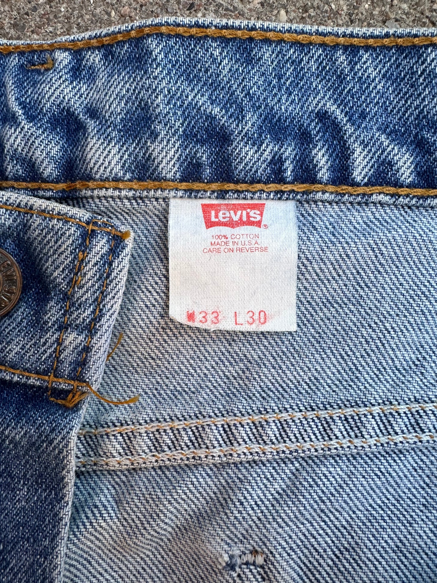 90’s Levi’s 517 Orange Tab USA Jeans (Men’s 32x29.5 / Women’s 29/30)