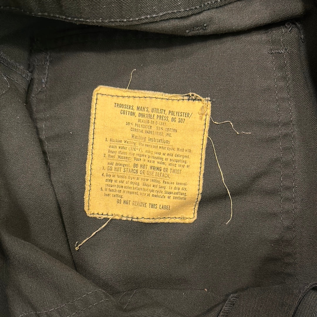 70’s OG-507 Army Field Pants (32x30)