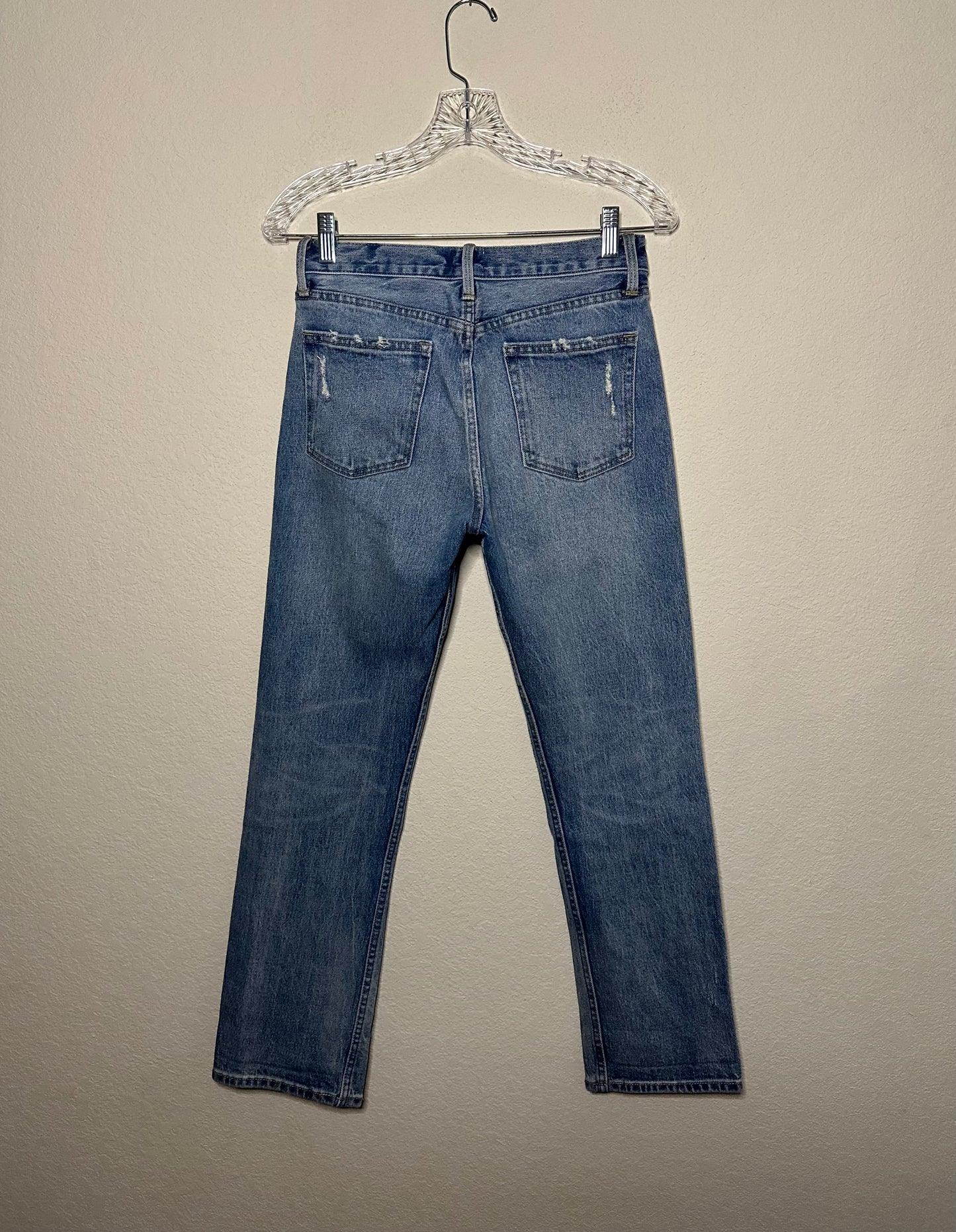 Hand Boro & Sashiko Mended & Patched Cone Denim Jeans (25/26 - Modern 0/2)