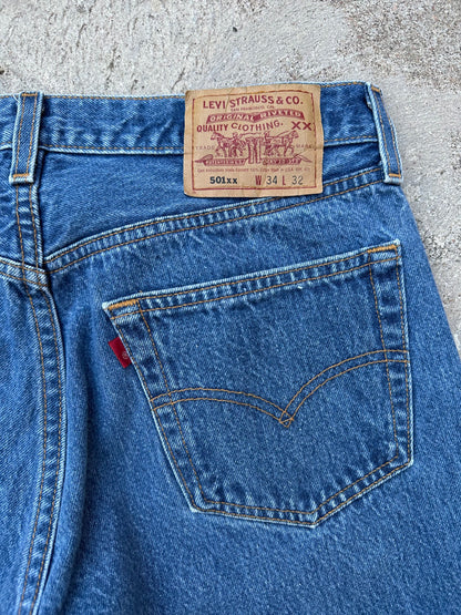 90’s Levi’s 501xx STF Denim Jeans USA (Men’s 31x29 / Women’s 29)