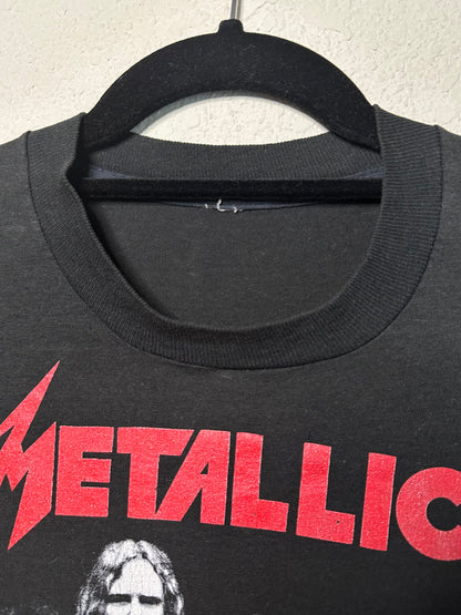 80s Metallica … And Justice For All Single Stitch Tour Tee (Unisex M)