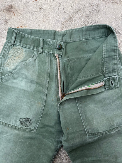 60’s US Military OG-107 Cotton Sateen Field Pants (26-27x28)