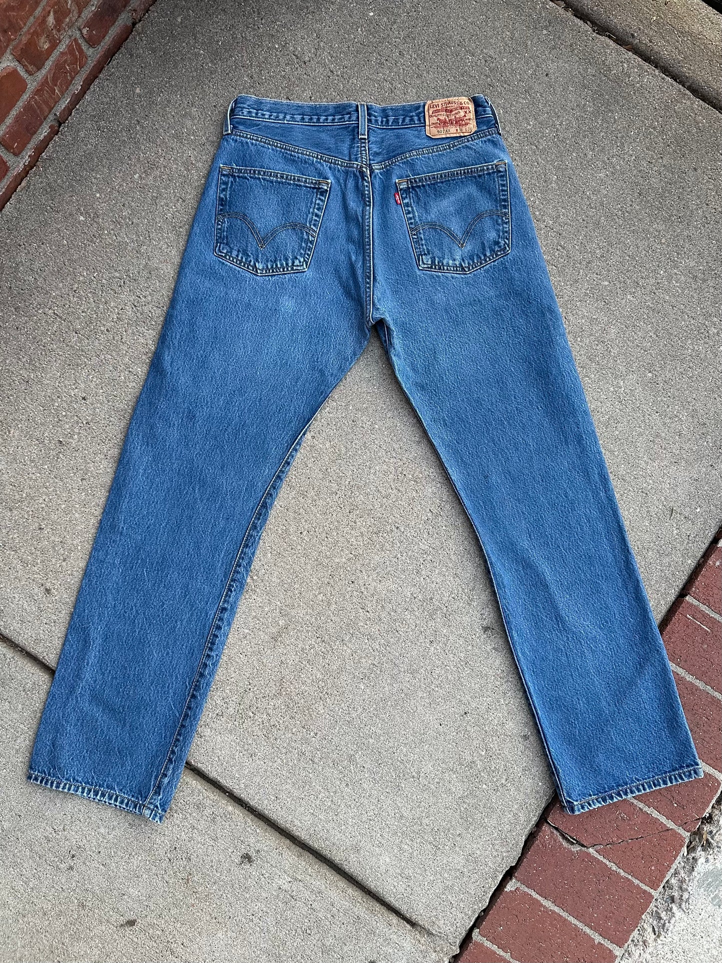 Y2K Levi’s 501XX STF Raw Denim Jeans (Men’s 33x33 / Women’s 31)
