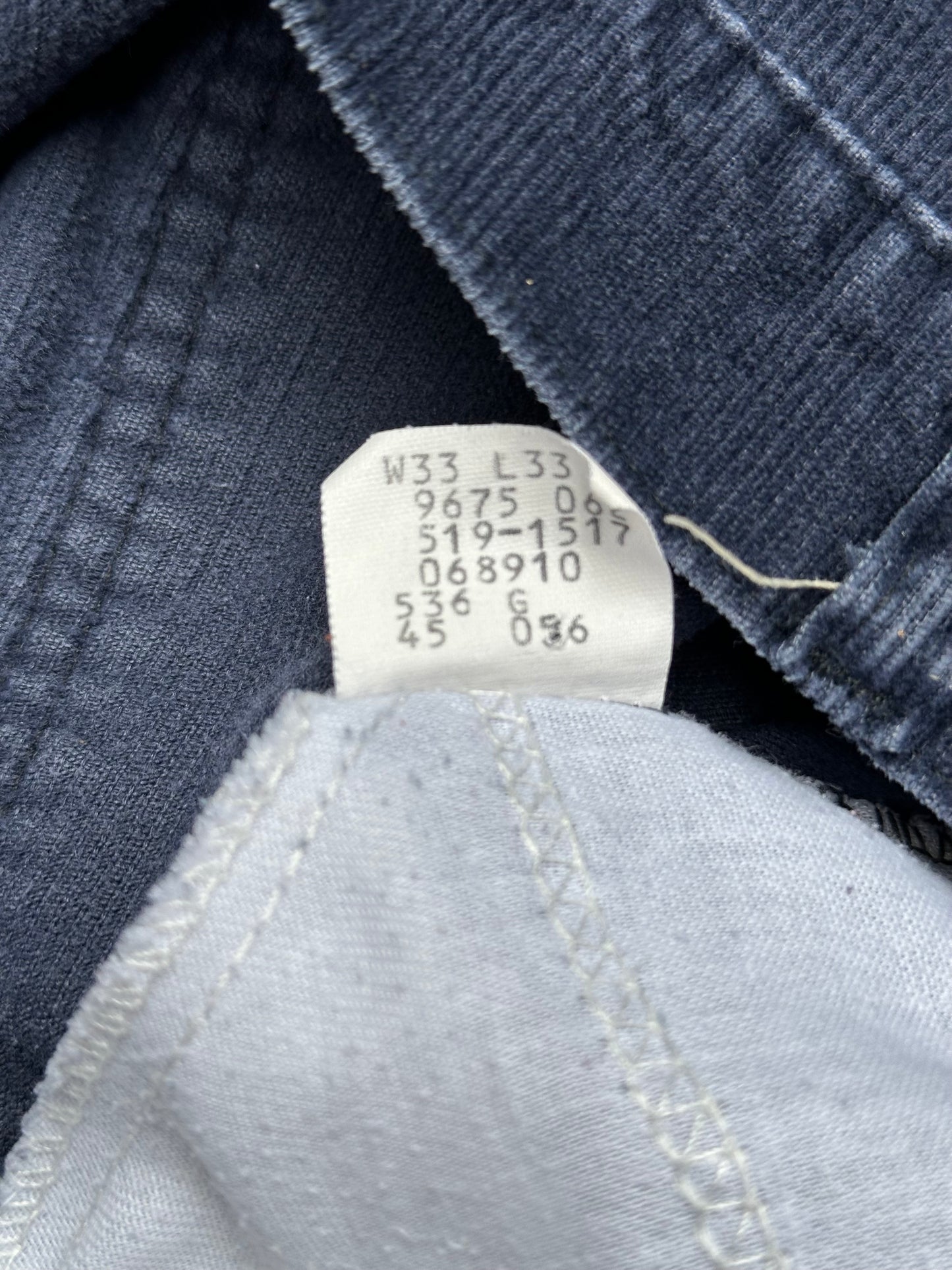 80’s Levi’s 519 “Californian” Corduroy White Tab Pants (30x 32)