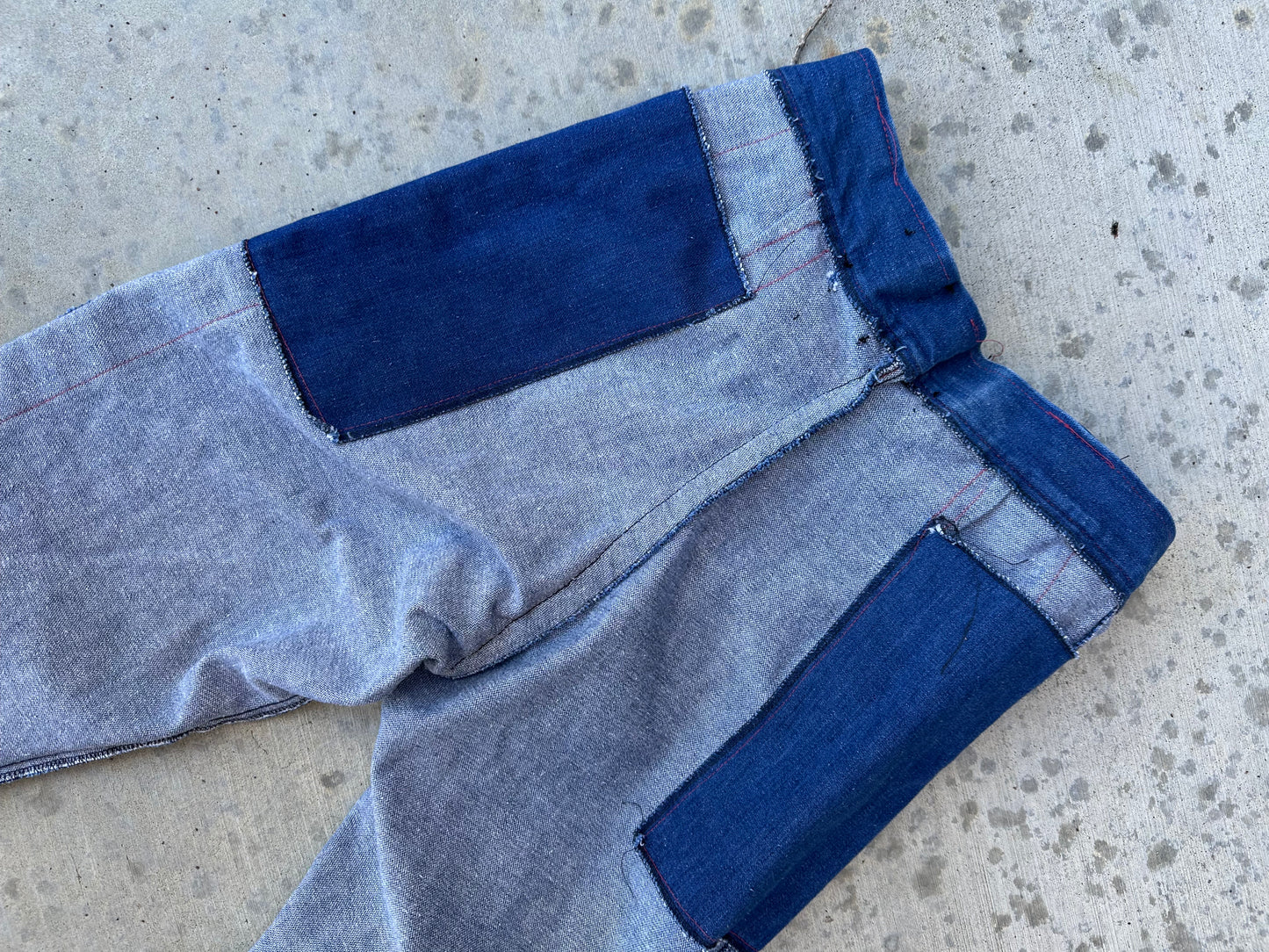 Rare 70’s Handmade Denim Motocross Racing Pants (34x30)