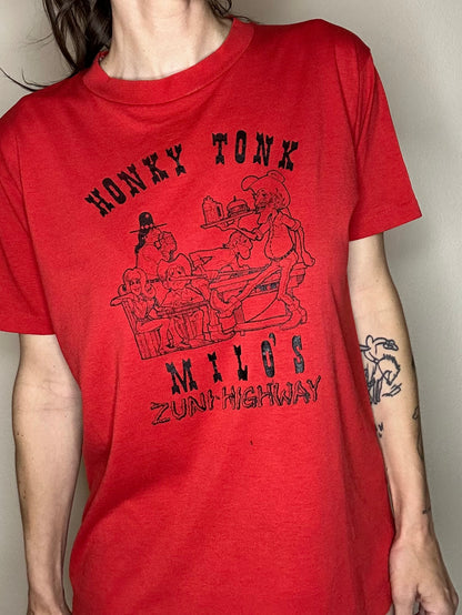 80’s Vintage Single Stitch Honky Tonk Tee (Unisex M)