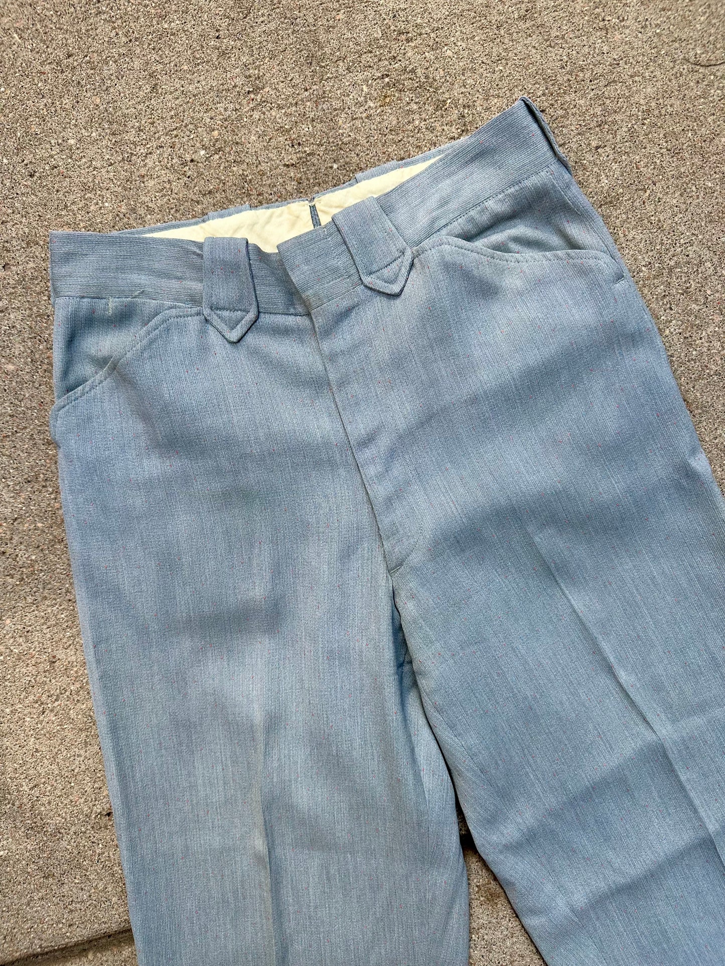 50’s Rockabilly Wool Gabardine Western Pants (Unisex 29)