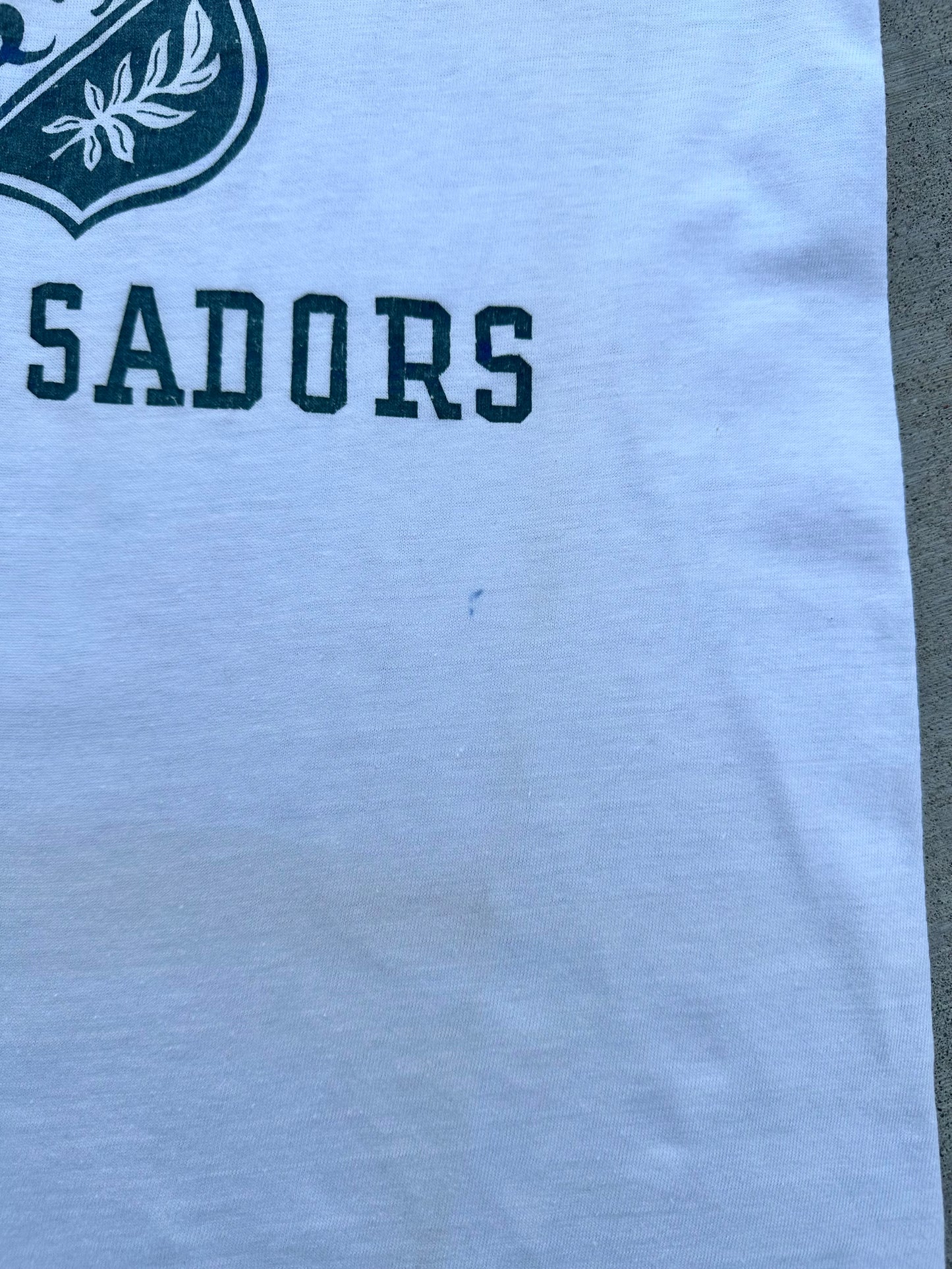 50’s Deadstock Champion “Running Man” Royal Ambassadors Single Stitch Tee (Unisex S)