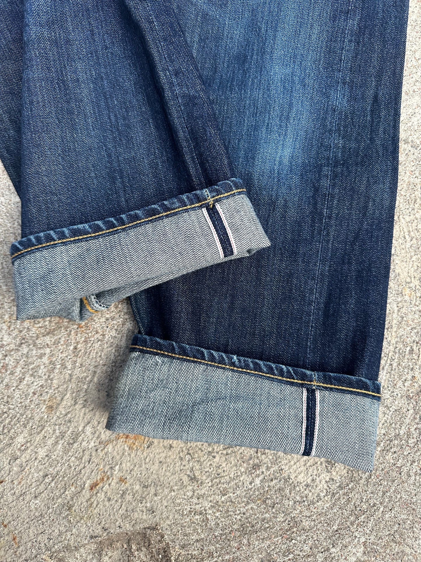 1947 LEVI’S LVC Big E 501XX Redline Selvedge Japanese Denim Jeans USA (30x31/Modern 28/29) Repro