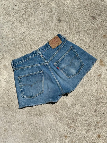 70’s Levi’s Redline Selvedge 501 STF Denim Cutoff Shorts (27” / Modern 25)