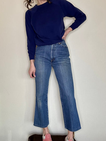 70’s Chic USA Western Yoke Boot Cut Jeans (26x28/ Modern 2/4)