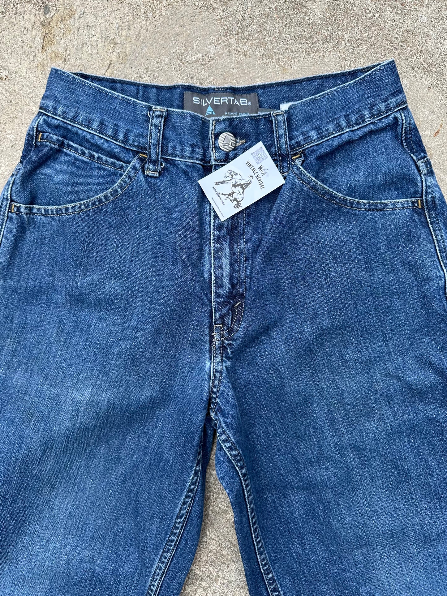 90’s Levi’s SILVER TAB 751 Carpenter Wide Leg Crop Women Jeans (27x25.5 / Modern 25)