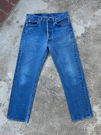 80’s Levi’s 501xx STF Raw Denim Jeans USA (Men’s 31x30 / Women’s 29)