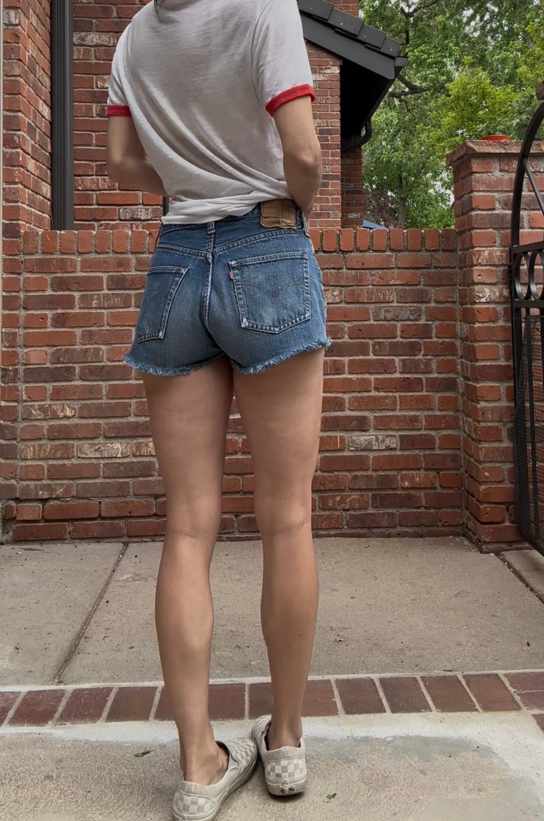 70’s Levi’s Redline Selvedge 501 STF Denim Cutoff Shorts (26” / Modern 24/25)