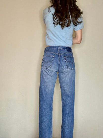 80’s Levi’s 501 USA Jeans (Men’s 31x34/ Women’s 8)