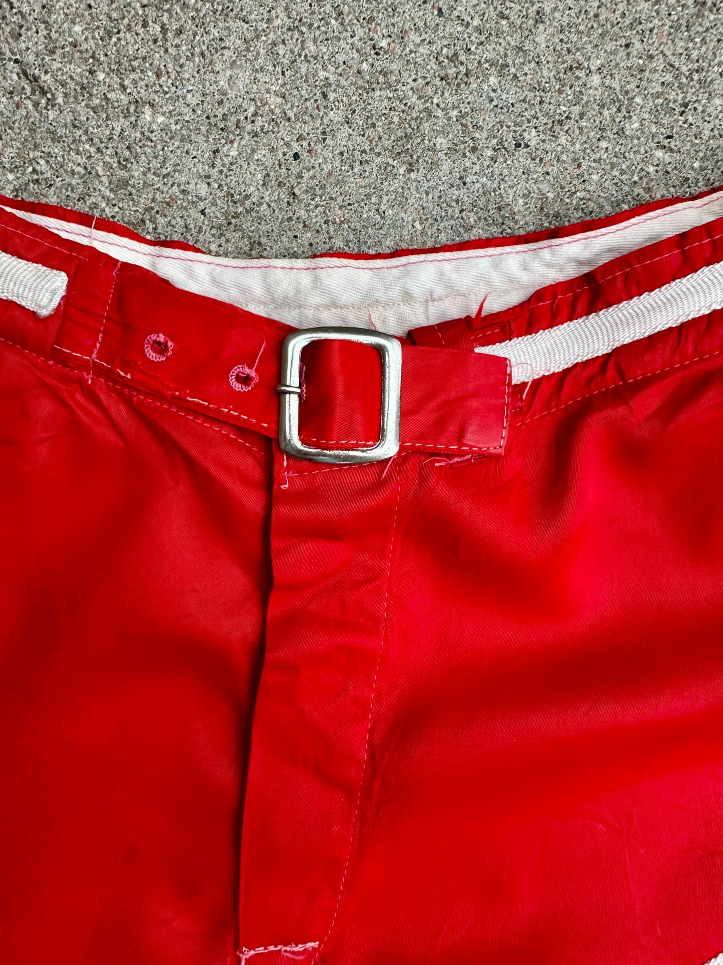 40’s Men’s Satin Padded Athletic Gym Mini Shorts (Women’s XS/S)