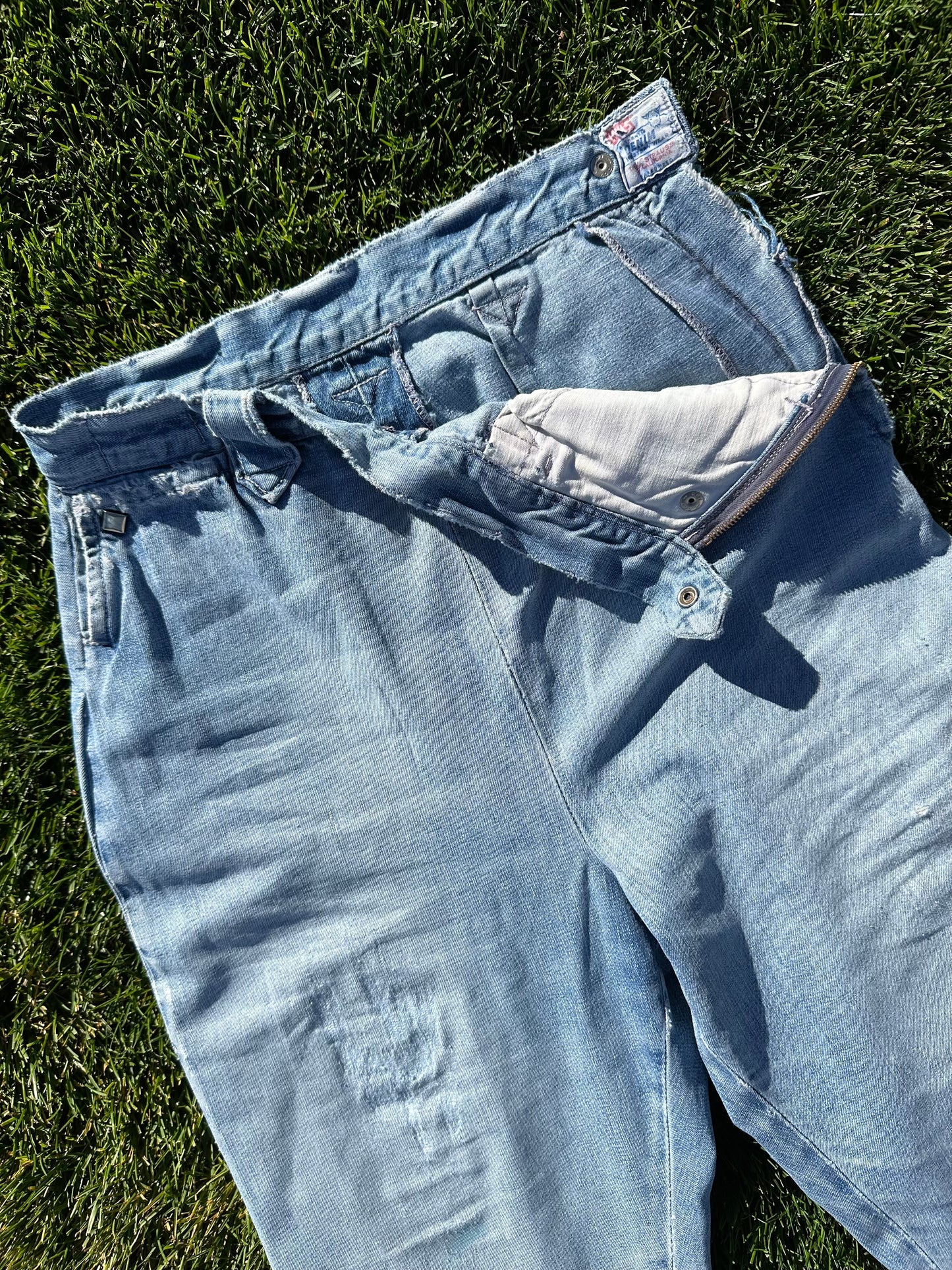 Rare 50’s LEVI’S Big E Western Side Zip Shorthorn Denim Pants (Women’s