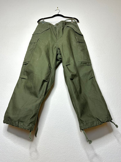 50’s US Military M-1951 Cotton OG Cargo Field Trousers (Men’s M)