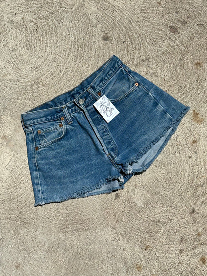 70’s Levi’s Redline Selvedge 501 STF Denim Cutoff Shorts (27” / Modern 25)