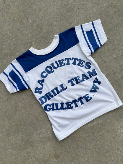 70’s Dodger Sportswear Gillette Twirling Corps Single Stitch Baby Tee (Women’s S)