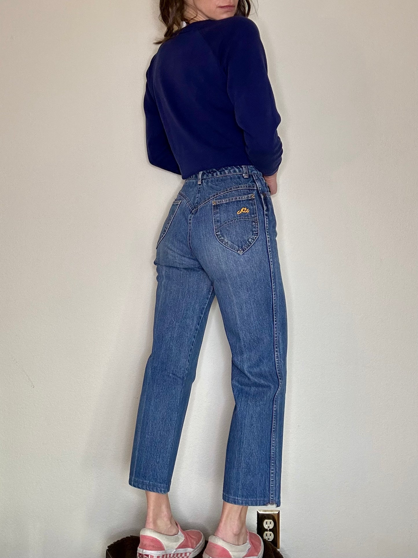 70’s Chic USA Western Yoke Boot Cut Jeans (26x28/ Modern 2/4)