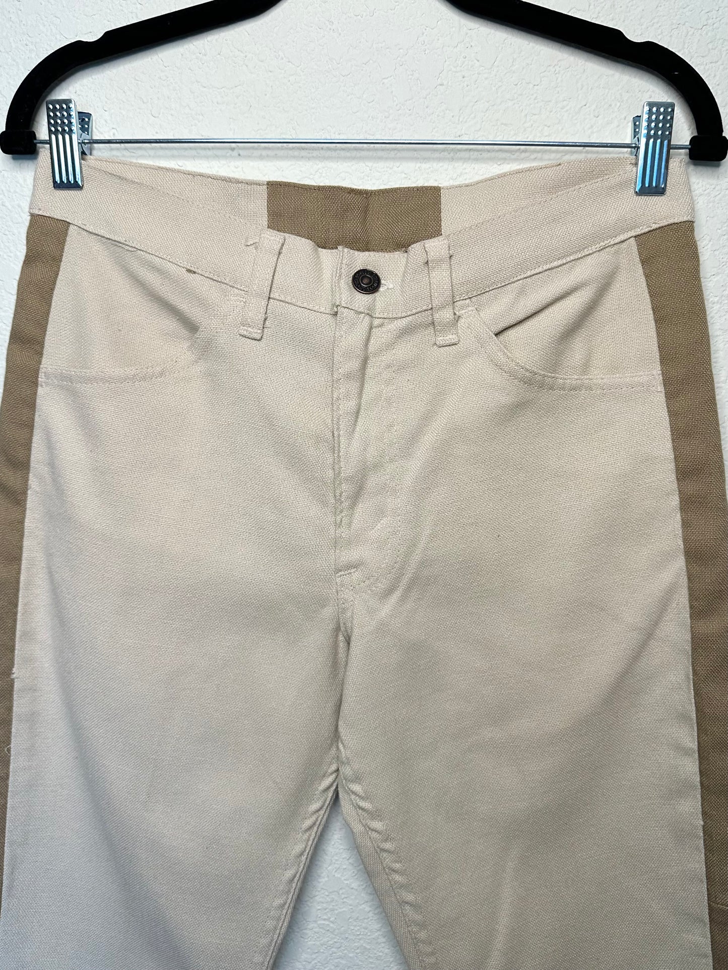 70’s CUSTOM Levi’s Twill 646 Bell’s w/ Tuxedo Stripe (Men’s 30/ Women’s 27/28)