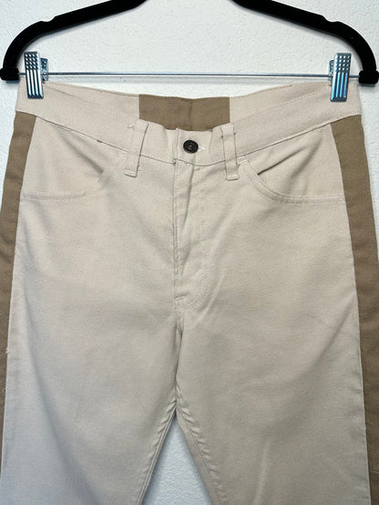70’s CUSTOM Levi’s Twill 646 Bell’s w/ Tuxedo Stripe (Men’s 30/ Women’s 27/28)