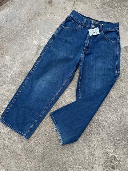 90’s Levi’s SILVER TAB 751 Carpenter Wide Leg Crop Women Jeans (27x25.5 / Modern 25)