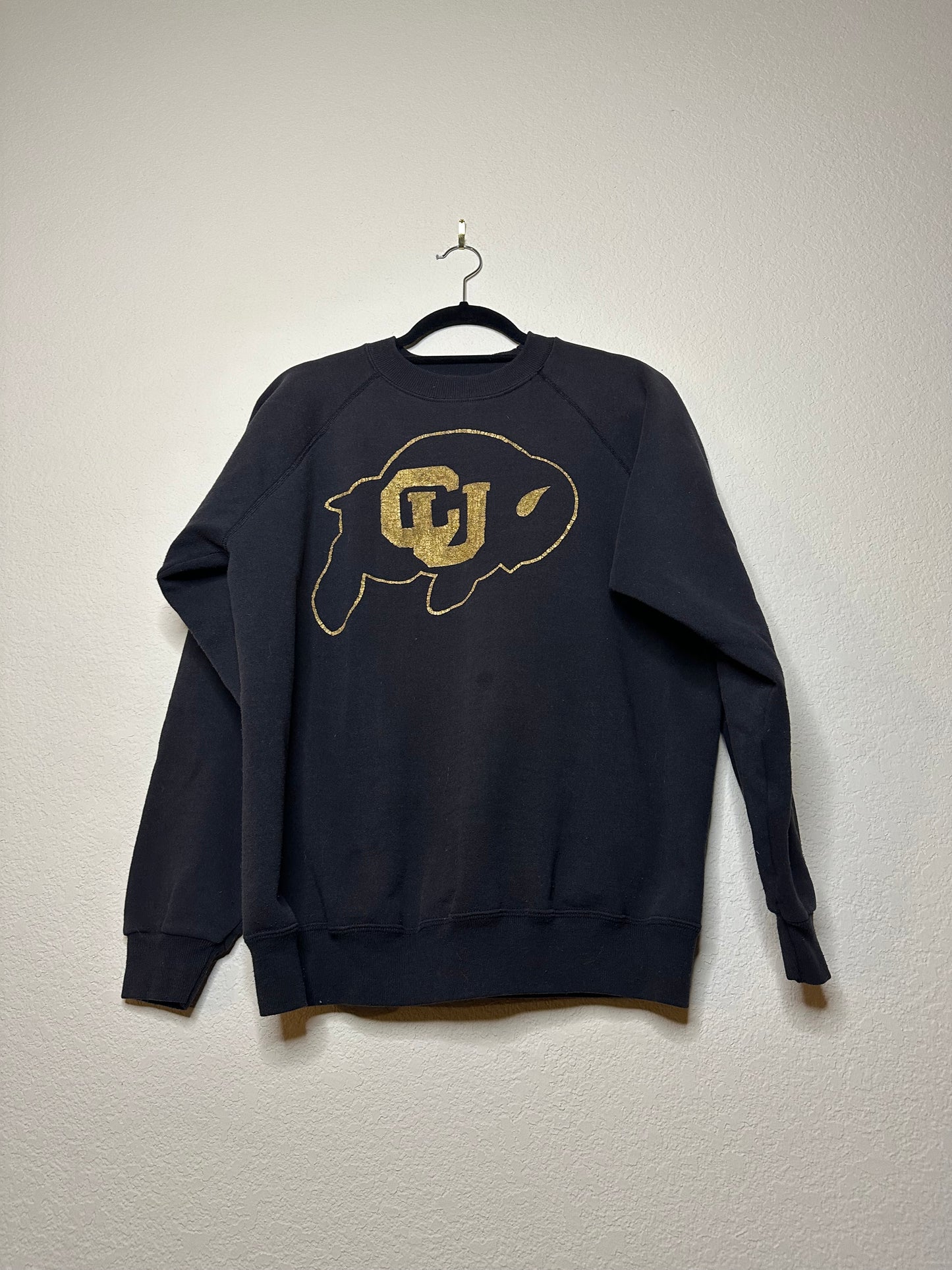 80’s Raglan University of Colorado CU Buffs Sweatshirt (Unisex L)