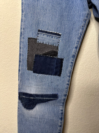 MCA Vintage Revival: Y2K Levi’s 501 Patchwork Jeans (Modern 2)