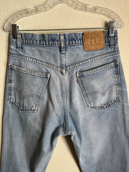 70’s Levi’s 517 Orange Tab Distressed Bootcut Jeans (31x31 / Modern 8)