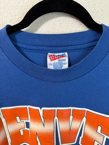 90’s Denver Broncos “D”Single Stitch Tee (Unisex L)