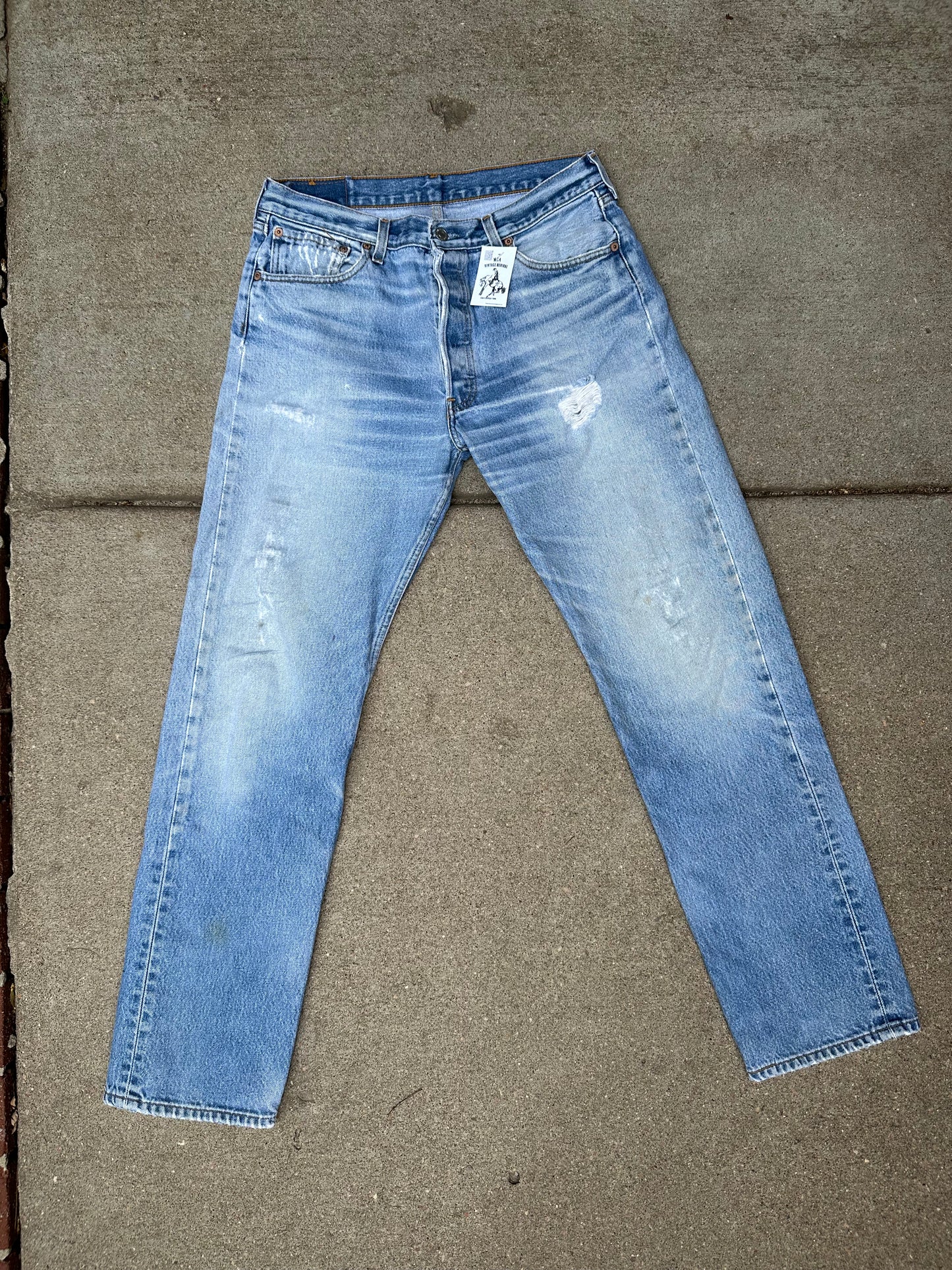 90’s Levi’s 501xx Distressed Jeans (Men’s 32/ Women’s 30)