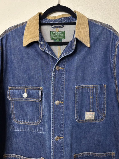 80’s Polo Country Ralph Lauren Denim Chore Jacket (Men’s M/L)