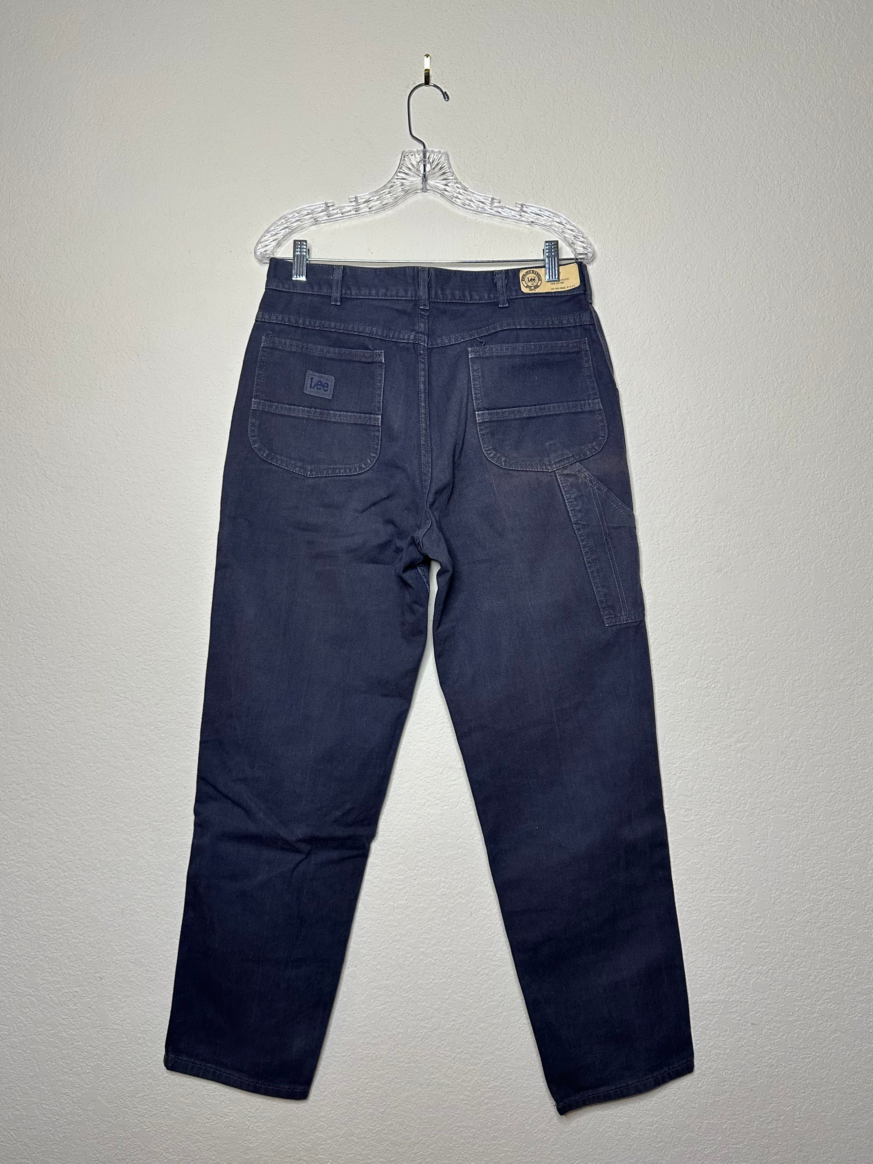 90 s Deadstock Lee Dungarees Cargo Pants Union Made USA Unisex 32x30