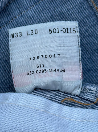 90’s Levi’s 501 Denim Jeans USA (Men’s 31x29 / Women’s 29)