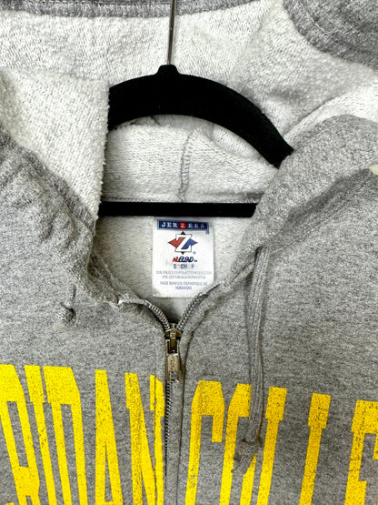 Y2K Sheridan College Generals Zip-Up Hoodie (Unisex S)