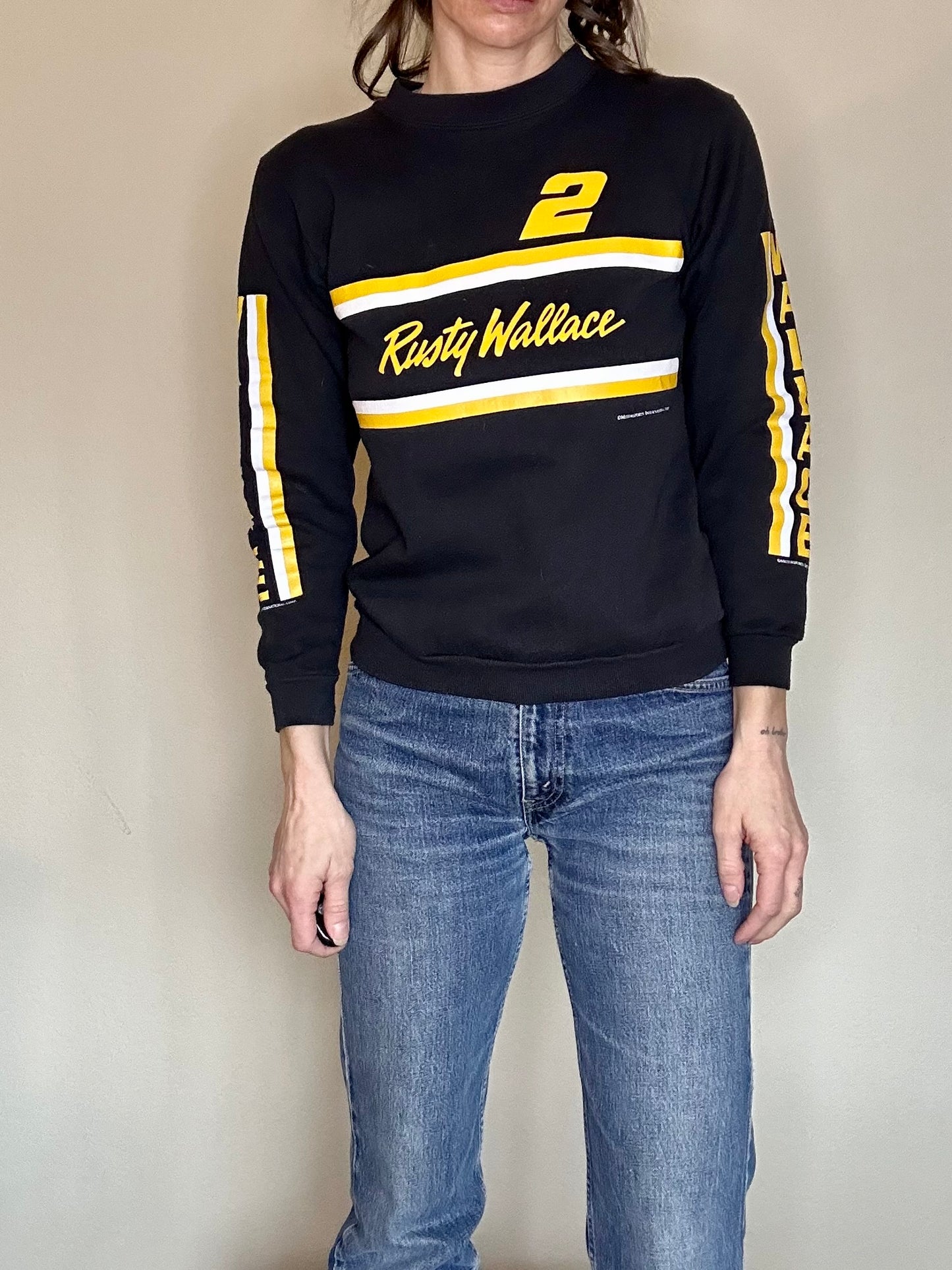 90’s NASCAR Rusty Wallace Racing Crop Sweatshirt (Women’s XS)