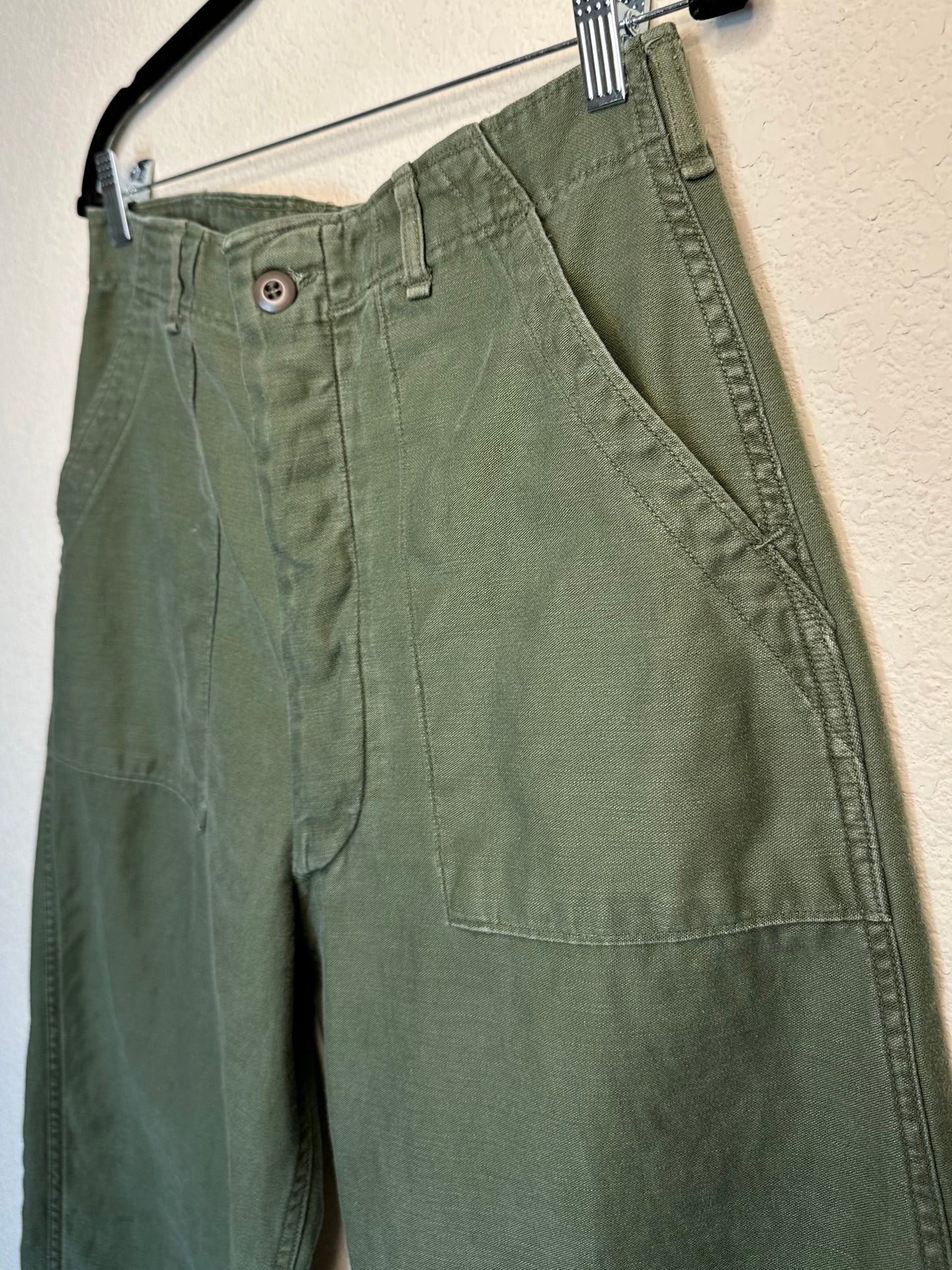 60’s Military OG-107 Cotton Sateen Field Pants (Men’s 32 / Women’s 30)