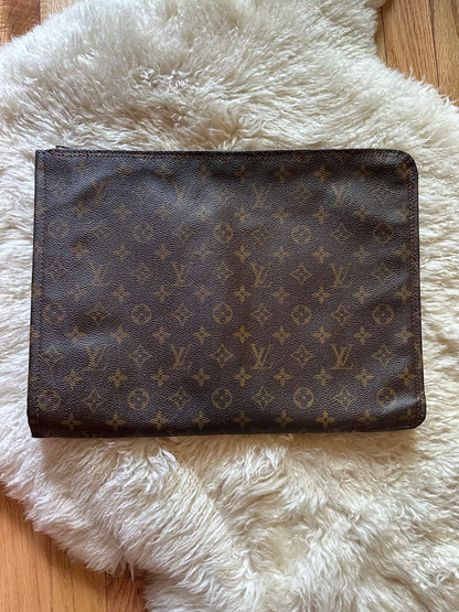 70’s Louis Vuitton Monogram Poche GM Document Case