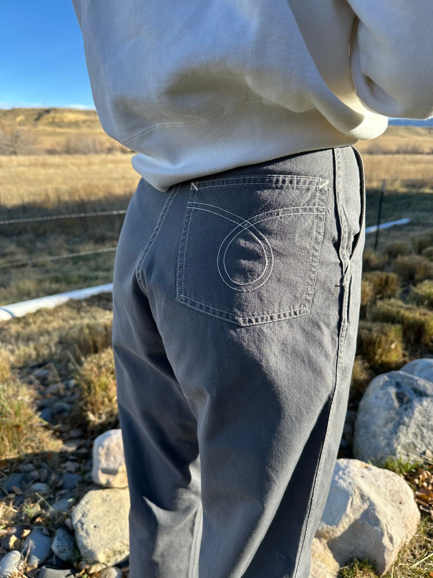 50’s White Stag Sailcloth Side Zip Pants (Women’s 25)