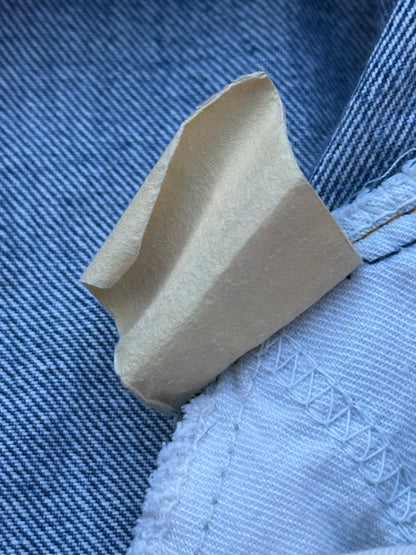 CUSTOM: 80’s Levi’s 517 Orange Tab Bootcut Boro Patched Denim Jeans USA (Men’s 32x31 / Women’s 30)